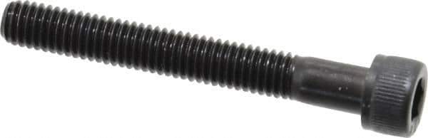 Value Collection - #10-32 UNF Hex Socket Drive, Socket Cap Screw - Alloy Steel, Black Oxide Finish, Partially Threaded, 1-1/2" Length Under Head - Apex Tool & Supply
