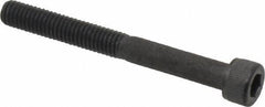 Value Collection - #10-32 UNF Hex Socket Drive, Socket Cap Screw - Alloy Steel, Black Oxide Finish, Partially Threaded, 1-3/4" Length Under Head - Apex Tool & Supply