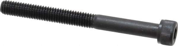 Value Collection - #10-32 UNF Hex Socket Drive, Socket Cap Screw - Alloy Steel, Black Oxide Finish, Partially Threaded, 2" Length Under Head - Apex Tool & Supply
