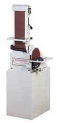 Rockford Machinery - 48 Inch Long x 6 Inch Wide Belt, 10 Inch Diameter, Combination Sanding Machine - 1,650 Ft./min Belt Speed, 1 HP, Single Phase - Apex Tool & Supply