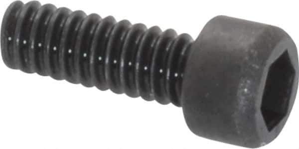 Value Collection - #2-56 UNC Hex Socket Drive, Socket Cap Screw - Alloy Steel, Black Oxide Finish, Fully Threaded, 1/4" Length Under Head - Apex Tool & Supply