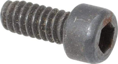 Value Collection - #3-48 UNC Hex Socket Drive, Socket Cap Screw - Alloy Steel, Black Oxide Finish, Fully Threaded, 1/4" Length Under Head - Apex Tool & Supply