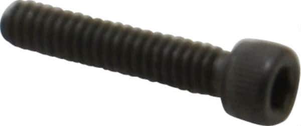 Value Collection - #3-48 UNC Hex Socket Drive, Socket Cap Screw - Alloy Steel, Black Oxide Finish, Fully Threaded, 1/2" Length Under Head - Apex Tool & Supply
