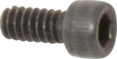 Value Collection - #4-40 UNC Hex Socket Drive, Socket Cap Screw - Alloy Steel, Black Oxide Finish, Fully Threaded, 1/4" Length Under Head - Apex Tool & Supply
