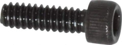 Value Collection - #4-40 UNC Hex Socket Drive, Socket Cap Screw - Alloy Steel, Black Oxide Finish, Fully Threaded, 3/8" Length Under Head - Apex Tool & Supply
