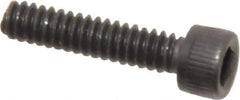 Value Collection - #4-40 UNC Hex Socket Drive, Socket Cap Screw - Alloy Steel, Black Oxide Finish, Fully Threaded, 1/2" Length Under Head - Apex Tool & Supply