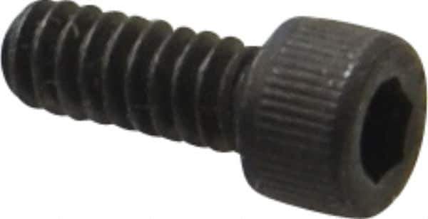 Value Collection - #6-32 UNC Hex Socket Drive, Socket Cap Screw - Alloy Steel, Black Oxide Finish, Fully Threaded, 3/8" Length Under Head - Apex Tool & Supply