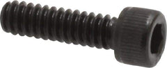 Value Collection - #6-32 UNC Hex Socket Drive, Socket Cap Screw - Alloy Steel, Black Oxide Finish, Fully Threaded, 1/2" Length Under Head - Apex Tool & Supply