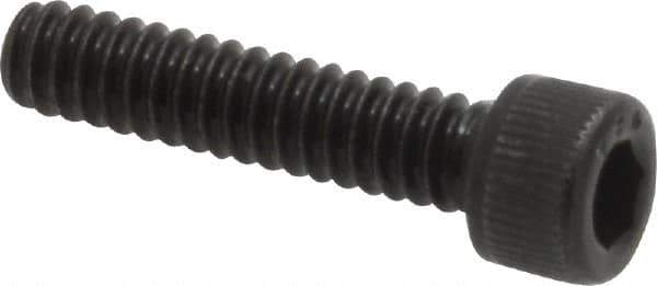 Value Collection - #6-32 UNC Hex Socket Drive, Socket Cap Screw - Alloy Steel, Black Oxide Finish, Fully Threaded, 5/8" Length Under Head - Apex Tool & Supply
