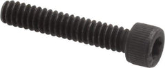Value Collection - #6-32 UNC Hex Socket Drive, Socket Cap Screw - Alloy Steel, Black Oxide Finish, Fully Threaded, 3/4" Length Under Head - Apex Tool & Supply