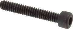 Value Collection - #6-32 UNC Hex Socket Drive, Socket Cap Screw - Alloy Steel, Black Oxide Finish, Fully Threaded, 7/8" Length Under Head - Apex Tool & Supply