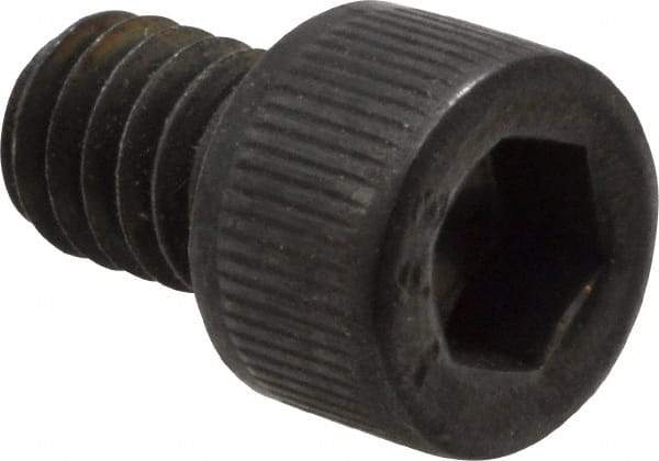 Value Collection - #8-32 UNC Hex Socket Drive, Socket Cap Screw - Alloy Steel, Black Oxide Finish, Fully Threaded, 1/4" Length Under Head - Apex Tool & Supply