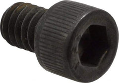 Value Collection - #8-32 UNC Hex Socket Drive, Socket Cap Screw - Alloy Steel, Black Oxide Finish, Fully Threaded, 1/4" Length Under Head - Apex Tool & Supply