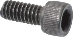 Value Collection - #8-32 UNC Hex Socket Drive, Socket Cap Screw - Alloy Steel, Black Oxide Finish, Fully Threaded, 3/8" Length Under Head - Apex Tool & Supply