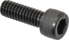 Value Collection - #8-32 UNC Hex Socket Drive, Socket Cap Screw - Alloy Steel, Black Oxide Finish, Fully Threaded, 1/2" Length Under Head - Apex Tool & Supply