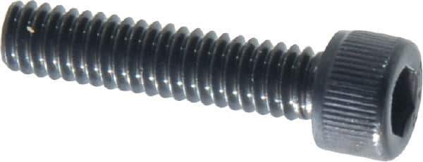 Value Collection - #8-32 UNC Hex Socket Drive, Socket Cap Screw - Alloy Steel, Black Oxide Finish, Fully Threaded, 3/4" Length Under Head - Apex Tool & Supply