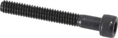 Value Collection - #8-32 UNC Hex Socket Drive, Socket Cap Screw - Alloy Steel, Black Oxide Finish, Fully Threaded, 1-1/4" Length Under Head - Apex Tool & Supply