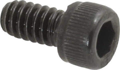 Value Collection - #10-24 UNC Hex Socket Drive, Socket Cap Screw - Alloy Steel, Black Oxide Finish, Fully Threaded, 3/8" Length Under Head - Apex Tool & Supply