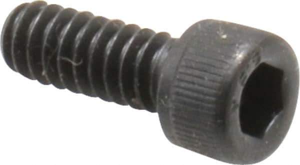 Value Collection - #10-24 UNC Hex Socket Drive, Socket Cap Screw - Alloy Steel, Black Oxide Finish, Fully Threaded, 1/2" Length Under Head - Apex Tool & Supply