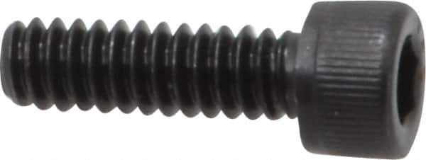 Value Collection - #10-24 UNC Hex Socket Drive, Socket Cap Screw - Alloy Steel, Black Oxide Finish, Fully Threaded, 5/8" Length Under Head - Apex Tool & Supply