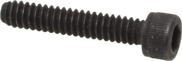 Value Collection - #10-24 UNC Hex Socket Drive, Socket Cap Screw - Alloy Steel, Black Oxide Finish, Fully Threaded, 1" Length Under Head - Apex Tool & Supply