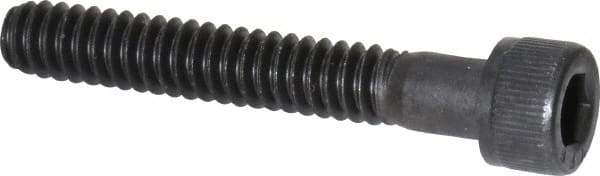 Value Collection - #10-24 UNC Hex Socket Drive, Socket Cap Screw - Alloy Steel, Black Oxide Finish, Fully Threaded, 1-1/4" Length Under Head - Apex Tool & Supply
