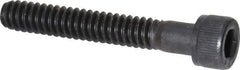 Value Collection - #10-24 UNC Hex Socket Drive, Socket Cap Screw - Alloy Steel, Black Oxide Finish, Fully Threaded, 1-1/4" Length Under Head - Apex Tool & Supply