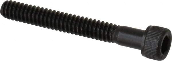 Value Collection - #10-24 UNC Hex Socket Drive, Socket Cap Screw - Alloy Steel, Black Oxide Finish, Partially Threaded, 1-1/2" Length Under Head - Apex Tool & Supply