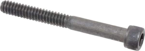 Value Collection - #10-24 UNC Hex Socket Drive, Socket Cap Screw - Alloy Steel, Black Oxide Finish, Partially Threaded, 1-3/4" Length Under Head - Apex Tool & Supply