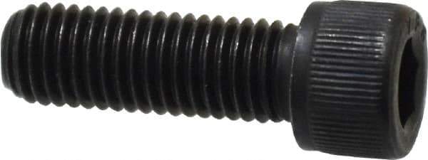 Value Collection - 1/4-28 UNF Hex Socket Drive, Socket Cap Screw - Alloy Steel, Black Oxide Finish, Fully Threaded, 3/4" Length Under Head - Apex Tool & Supply