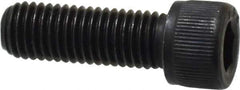 Value Collection - 1/4-28 UNF Hex Socket Drive, Socket Cap Screw - Alloy Steel, Black Oxide Finish, Fully Threaded, 3/4" Length Under Head - Apex Tool & Supply