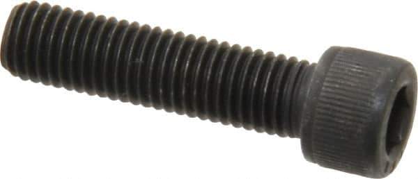 Value Collection - 1/4-28 UNF Hex Socket Drive, Socket Cap Screw - Alloy Steel, Black Oxide Finish, Fully Threaded, 1" Length Under Head - Apex Tool & Supply