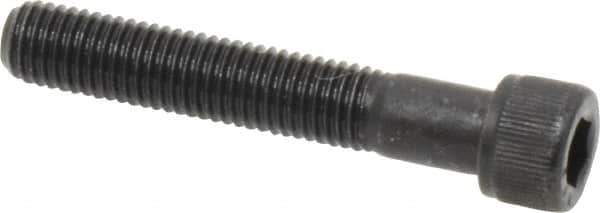 Value Collection - 1/4-28 UNF Hex Socket Drive, Socket Cap Screw - Alloy Steel, Black Oxide Finish, Partially Threaded, 1-1/2" Length Under Head - Apex Tool & Supply
