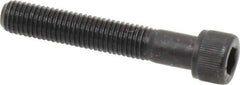 Value Collection - 1/4-28 UNF Hex Socket Drive, Socket Cap Screw - Alloy Steel, Black Oxide Finish, Partially Threaded, 1-1/2" Length Under Head - Apex Tool & Supply