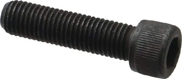 Value Collection - 5/16-24 UNF Hex Socket Drive, Socket Cap Screw - Alloy Steel, Black Oxide Finish, Fully Threaded, 1-1/4" Length Under Head - Apex Tool & Supply