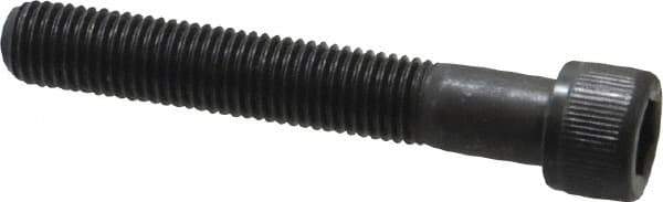 Value Collection - 5/16-24 UNF Hex Socket Drive, Socket Cap Screw - Alloy Steel, Black Oxide Finish, Partially Threaded, 2" Length Under Head - Apex Tool & Supply