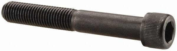 Value Collection - 5/16-24 UNF Hex Socket Drive, Socket Cap Screw - Alloy Steel, Black Oxide Finish, Partially Threaded, 2-1/4" Length Under Head - Apex Tool & Supply