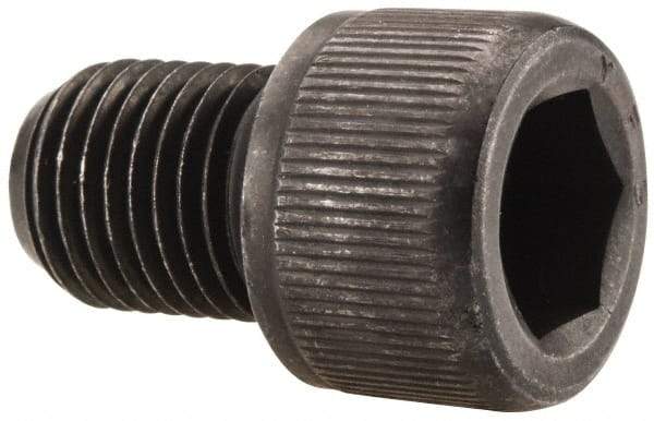 Value Collection - 3/8-24 UNF Hex Socket Drive, Socket Cap Screw - Alloy Steel, Black Oxide Finish, Fully Threaded, 1/2" Length Under Head - Apex Tool & Supply