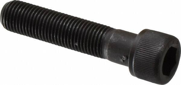 Value Collection - 3/8-24 UNF Hex Socket Drive, Socket Cap Screw - Alloy Steel, Black Oxide Finish, Partially Threaded, 1-3/4" Length Under Head - Apex Tool & Supply