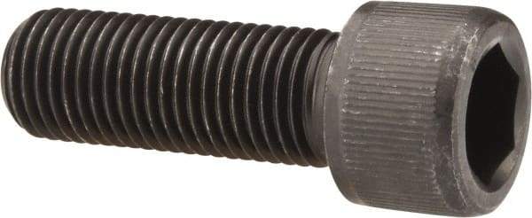 Value Collection - 7/16-20 UNF Hex Socket Drive, Socket Cap Screw - Alloy Steel, Black Oxide Finish, Fully Threaded, 1-1/4" Length Under Head - Apex Tool & Supply