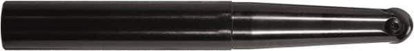 Millstar - 1/2" Cut Diam, 6-1/2" Max Depth of Cut, 5/8" Shank Diam, 7" OAL, Indexable Ball Nose End Mill - Straight Shank, SFTA Toolholder, MB, MBT, RBT Insert - Apex Tool & Supply
