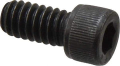 Value Collection - 1/4-20 UNC Hex Socket Drive, Socket Cap Screw - Alloy Steel, Black Oxide Finish, Fully Threaded, 1/2" Length Under Head - Apex Tool & Supply