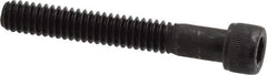 Value Collection - 1/4-20 UNC Hex Socket Drive, Socket Cap Screw - Alloy Steel, Black Oxide Finish, Partially Threaded, 1-3/4" Length Under Head - Apex Tool & Supply
