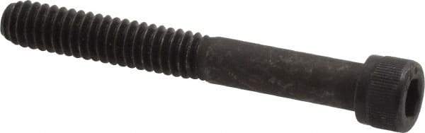 Value Collection - 1/4-20 UNC Hex Socket Drive, Socket Cap Screw - Alloy Steel, Black Oxide Finish, Partially Threaded, 2" Length Under Head - Apex Tool & Supply
