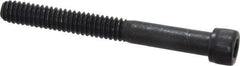 Value Collection - 1/4-20 UNC Hex Socket Drive, Socket Cap Screw - Alloy Steel, Black Oxide Finish, Partially Threaded, 2-1/4" Length Under Head - Apex Tool & Supply