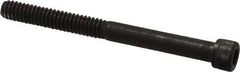 Value Collection - 1/4-20 UNC Hex Socket Drive, Socket Cap Screw - Alloy Steel, Black Oxide Finish, Partially Threaded, 2-3/4" Length Under Head - Apex Tool & Supply