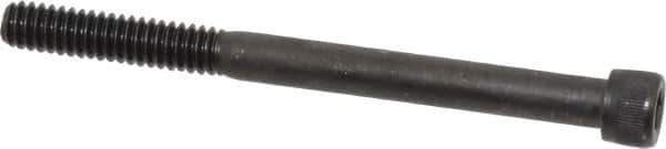 Value Collection - 1/4-20 UNC Hex Socket Drive, Socket Cap Screw - Alloy Steel, Black Oxide Finish, Partially Threaded, 3" Length Under Head - Apex Tool & Supply