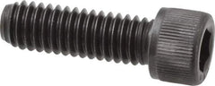 Value Collection - 5/16-18 UNC Hex Socket Drive, Socket Cap Screw - Alloy Steel, Black Oxide Finish, Fully Threaded, 1" Length Under Head - Apex Tool & Supply