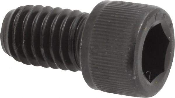 Value Collection - 3/8-16 UNC Hex Socket Drive, Socket Cap Screw - Alloy Steel, Black Oxide Finish, Fully Threaded, 5/8" Length Under Head - Apex Tool & Supply