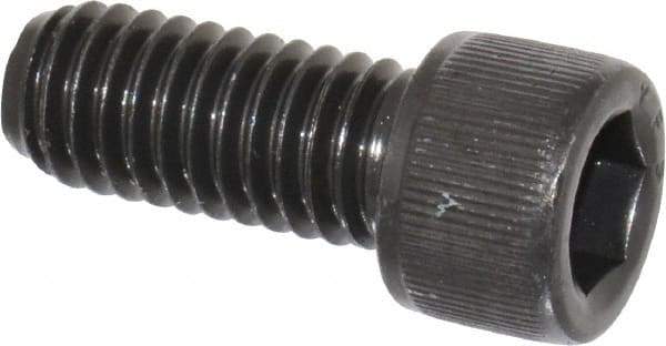 Value Collection - 3/8-16 UNC Hex Socket Drive, Socket Cap Screw - Alloy Steel, Black Oxide Finish, Fully Threaded, 7/8" Length Under Head - Apex Tool & Supply